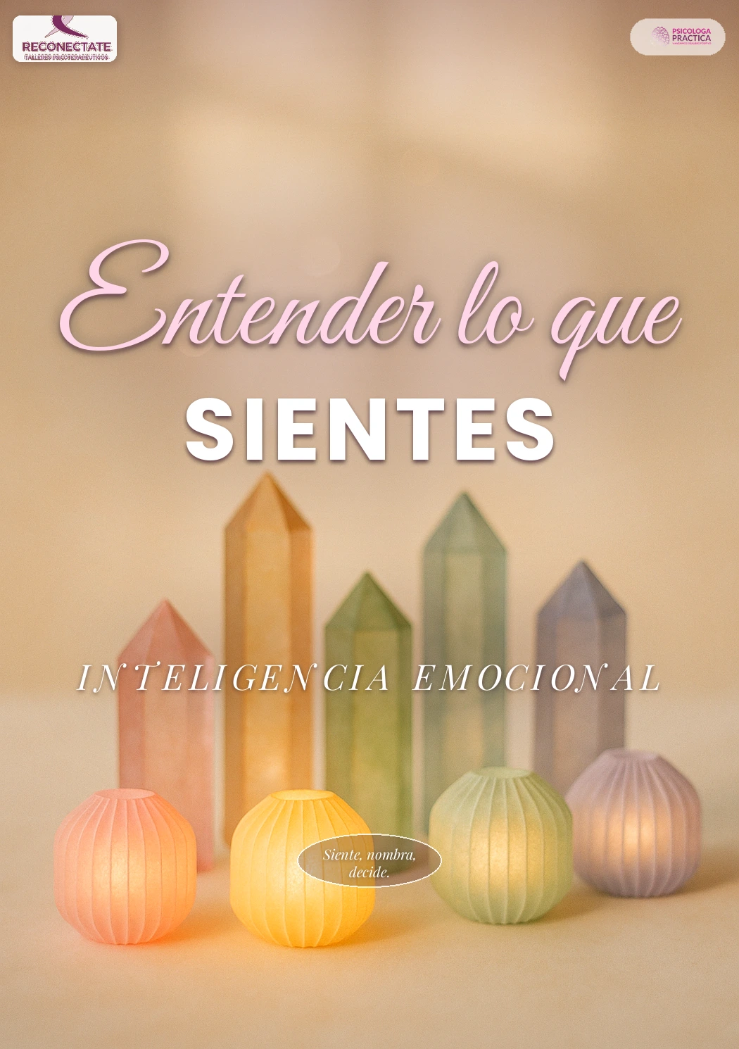 Portada del cuaderno Entender lo que siento: Inteligencia Emocional